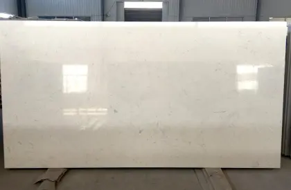 Marble color quartz slabs