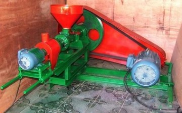 Single screw fish pellet machine