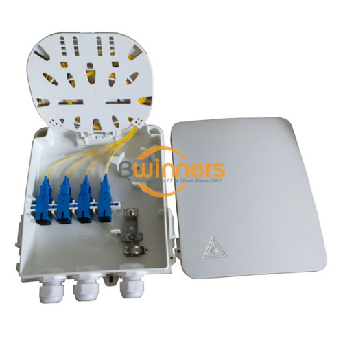 8 Fibers Ftth กล่องต่อสายไฟเบอร์ออปติก