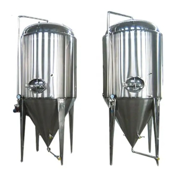 Tanques de fermentación de gran capacidad y equipo de cerveza
