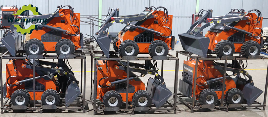 200kg Wheel Mini Skid Steer Loader, Model SL48