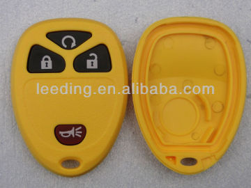 Yellow GM Auto Key,Keyless Entry Remote Auto Key Case with Four Buttons