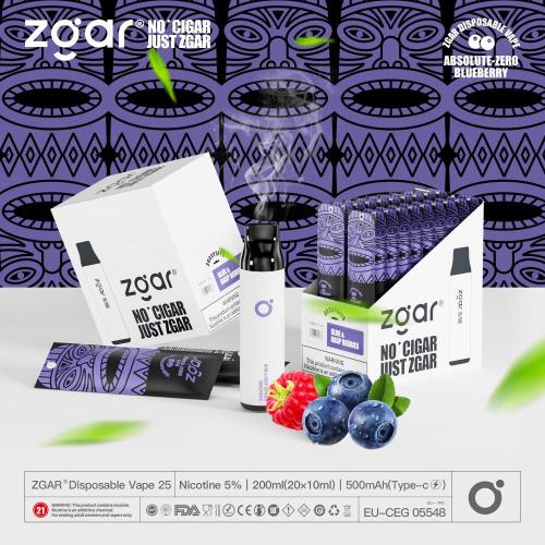 Vape de cigarettes électroniques zgar 500mAh