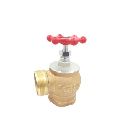 Bronze Fire Hydrant Hose Angle Valve for Firefighting Systems