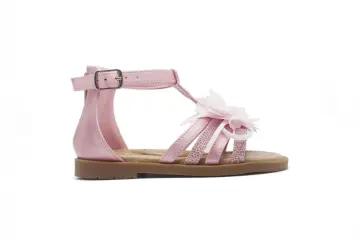 Children Flat Fashion Sandals With big flower
