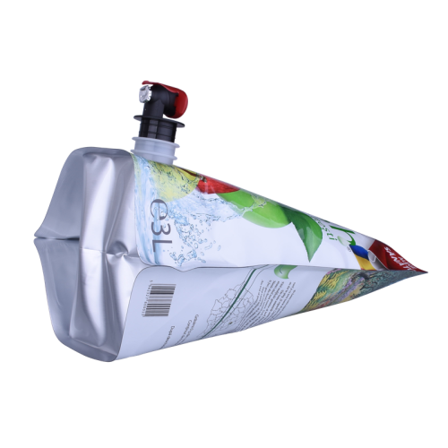 tear notch plastic zippered recycling juice packing bag