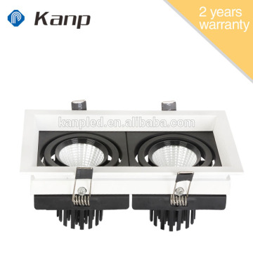 6W Mr16 Led COB Double Head Grille Down Lamp