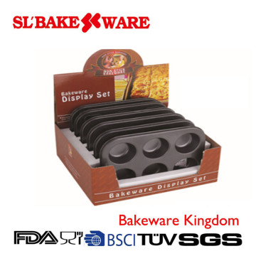 6 Cup Muffin Pan Display Box Carbon Steel Nonstick Bakeware (SL BAKEWARE)