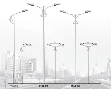 10M 12M Polygonal Steel Lighting Poles