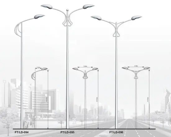 10M 12M Polygonal Steel Lighting Poles