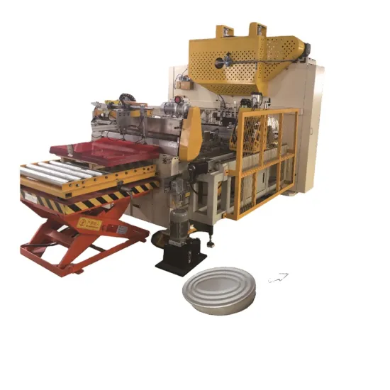 Factory Assembly Line for Shoe Polish, Leather Cream, and Skin Care Product Tin Can Manufacturing