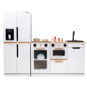 Hot Sale 2023 Pretend Play Wooden Kitchen Set for Preschool Children