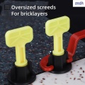 Big thickened tile screed