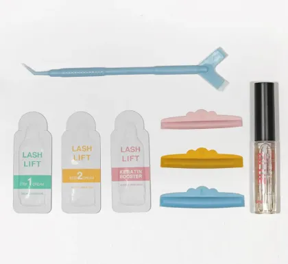 Eyelash lifting eyebrow lamination perm