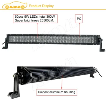 4x4 car accessories straight off road truck 4D 300w led light bar
