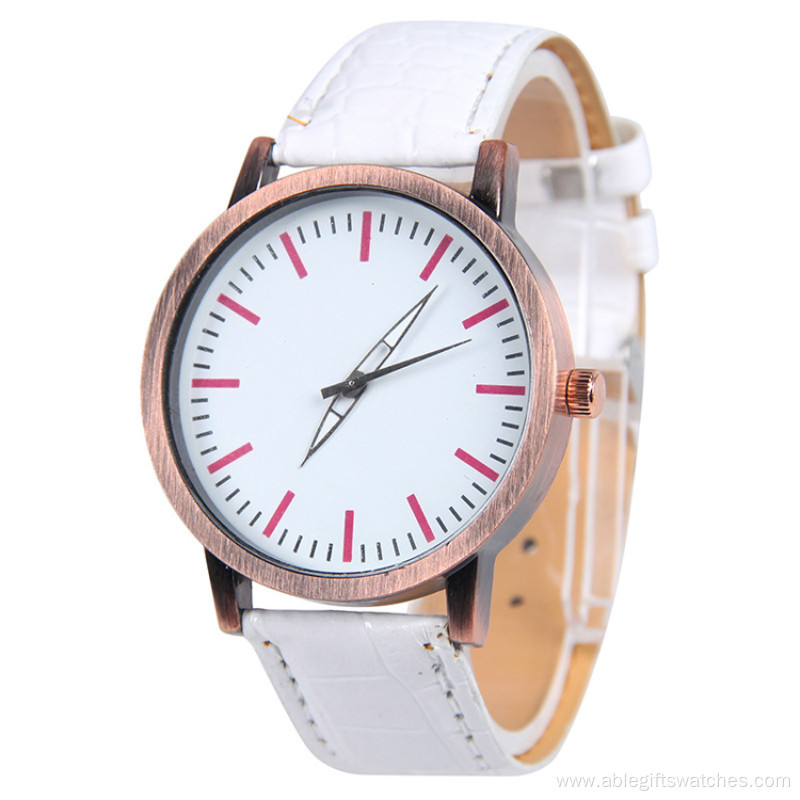 Popular Women Leather Wrist Quartz  Watches