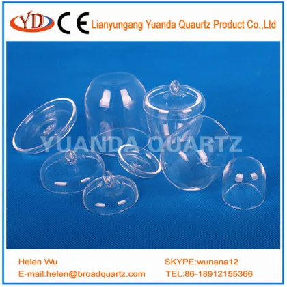 quartz crucible supplier and high temperature quartz crucible