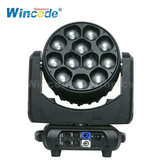 12x40W LED RGBW 4in1 Pixel Control Zoom Moving Head Light for Stage Effects