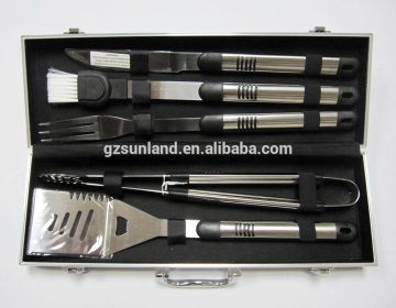 5-Piece Aluminium Handle Deluxe Barbecue Tool Set