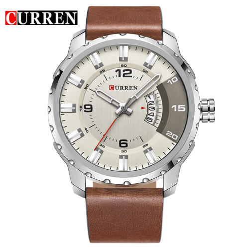 Casual Fashion Leather Waterproof Quartz Watches
