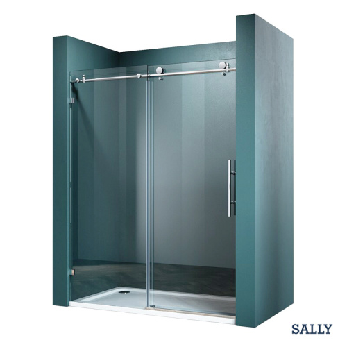 Enclos de porte de douche en verre de 8 mm sans cadre Sally