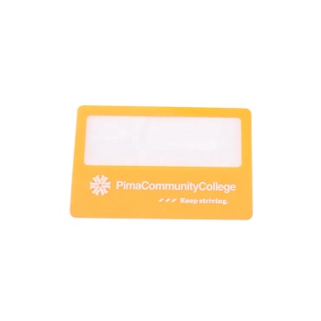 Customized Size PVC Magnifier Card with Fresnel Lens