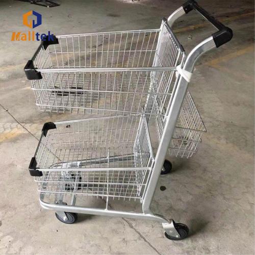 America Supermarket Shopping Hand Basket Trolley