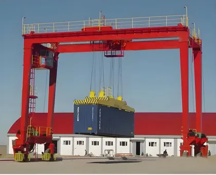 Hydraulic RTG Cranes Container Loading Crane
