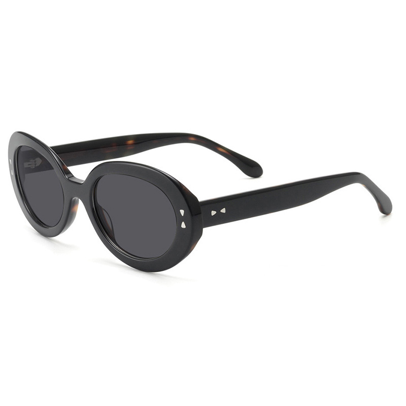 Oval Acetate Sunglasses Women