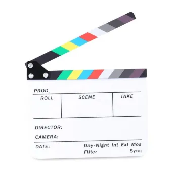 Acrylic Film Clapper Board