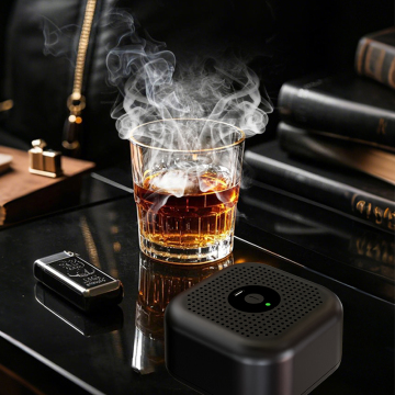 Automatic Whiskey Smoker Wood Chips Cocktail Infuser Kit
