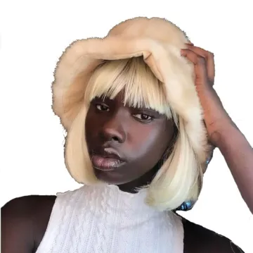Rebecca Wholesale Straight Bob Wig Brazilian Remy Hair Human Hair Wigs For Women Ombre Color Full Machine Made Wig With Bang