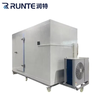 Used 3HP Condensing Unit Walk-In Freezer with Fish Cooler and Polyurethane Panels for Farm Industries