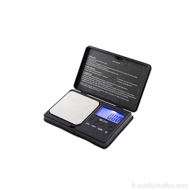 SF-717 Diamond Hand 0,01 g Electronic Pocket Weight Scale