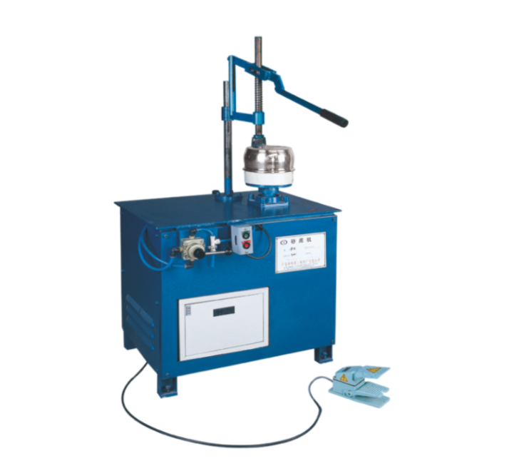 Manual industrial polishing machine for tableware making