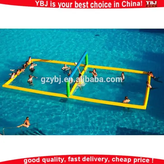 china cheap price water sport inflatable aqua volleyball court