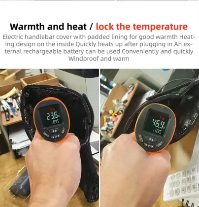 Bicycle Windproof Heated Handlebar Gloves