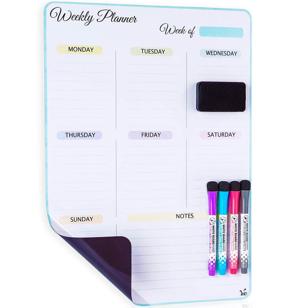 Magnetic Dry Erase Vertical Weekly Calendar For Fridge Magnetic Dry Erase Vertical Weekly Calendar For Fridge