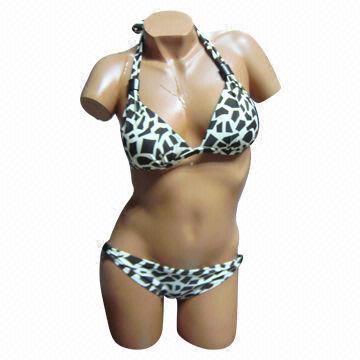 Animal Print Halter Bikini, Available in Various Sizes