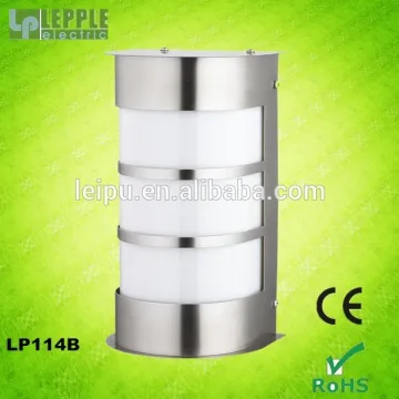 modern stainless steel outdoor lantern