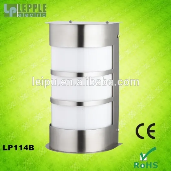 modern stainless steel outdoor lantern