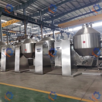 Pengering vakum putar kerucut ganda untuk partikel bioplastik