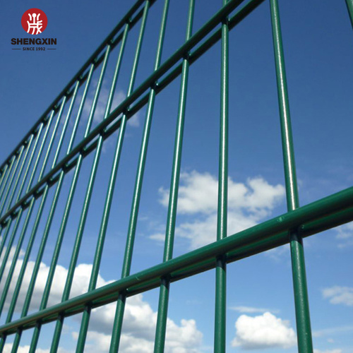 China Powder Coated Galvanized 2D Double Wire Fence Factory