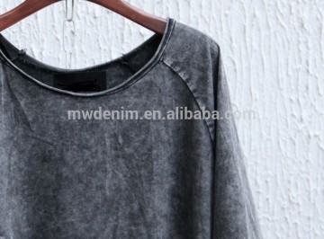 black yarn dyed knit fabric t shirt fabric wholesale