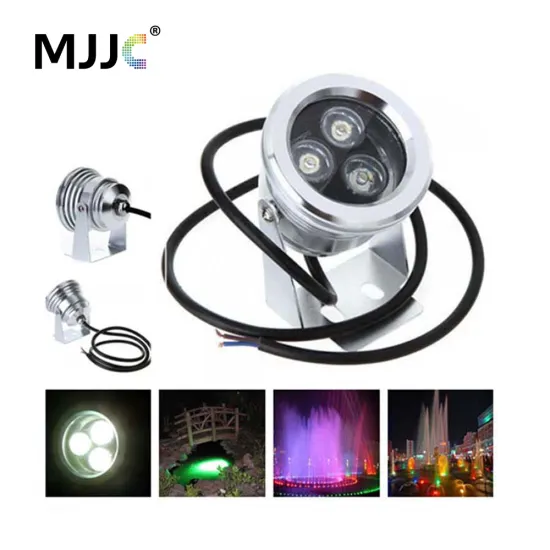 12V LED Underwater Light Waterproof IP68 Submersible Lamp for Boats Swimming Pools Outdoor Garden Fountains Landscape Lighting