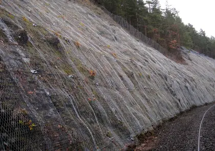 Rock Fall Barriers Wire Mesh