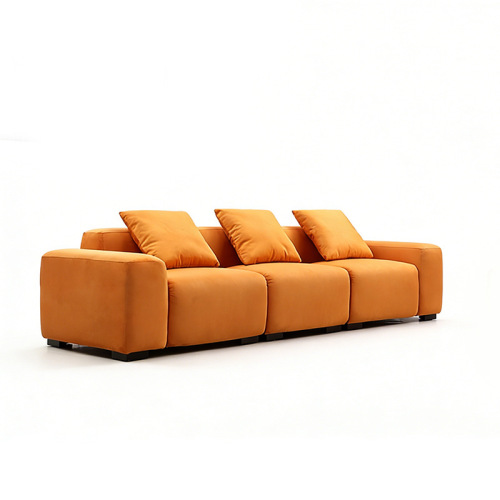 Sofa Fabrik Oren Moden untuk Pangsapuri Kecil