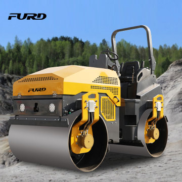 Good design 4 ton full hydraulic double drum single and double vibration switching road roller
