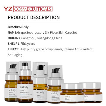 Grape Seed Luxury Six-Piece Skin Care Set