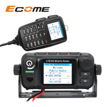 การขายร้อนทางไกล Ecome A770 Dual Band Poc UHF/VHF วิทยุรถมือถือ